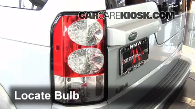 2011 Land Rover LR4 HSE 5.0L V8 Éclairage Feux de marche arrière (remplacer une ampoule)